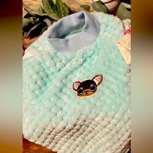 5 small dog pjs and shirts. $10 for all